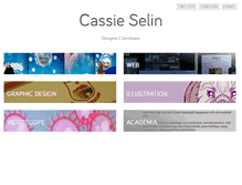 Tablet Screenshot of cassieselin.com